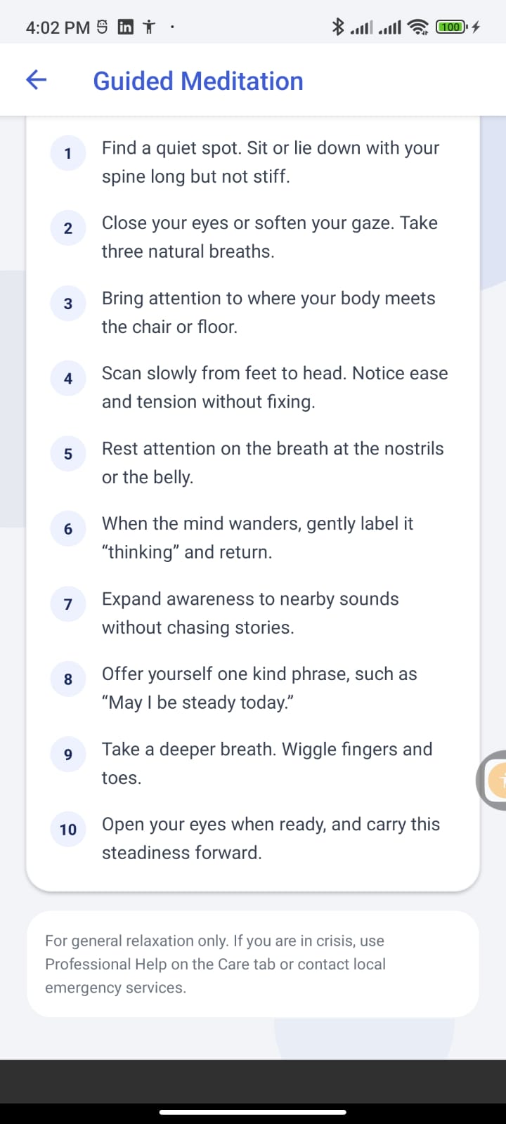 Mind Sentinal AI screen 39